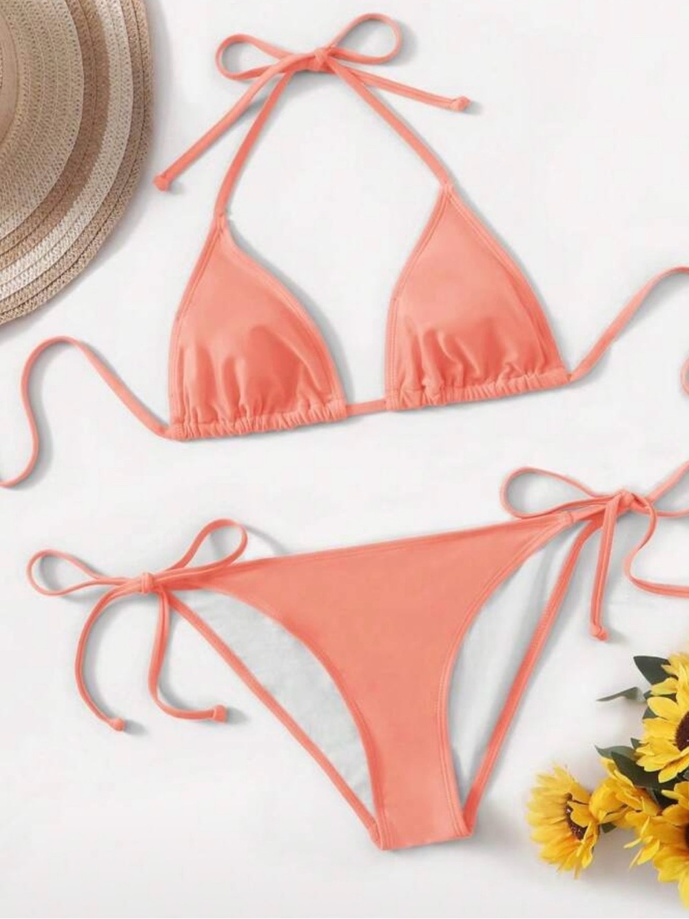 Women's Coral Triangle Tie-Side Bikini Set